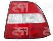 Ліхтар задній правий красно-білий (Sedan/HB) Opel Vectra B