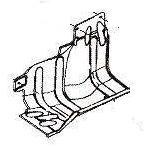 Захист підкрилка переднього правого (бризговик підкрилка)