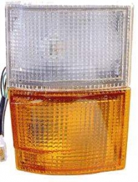 Покажчик повороту + габарит лівий жовто-білий  Toyota Hi-Ace