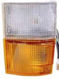 Покажчик повороту + габарит правий жовто-білий Toyota Hi-Ace