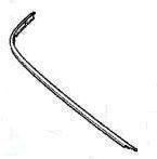 Молдинг бампера заднього правий хром sedan BMW 5 E39 (БМВ 5 е39) 2000-2003