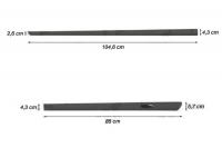 Накладки бокові компл. дл. 104,6 / 85 см Mazda 6 (Мазда 6) 2012-2020