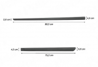 Накладки бокові компл. дл. 98,5 / 75,2 cm  праві Mazda 6 (Мазда 6) 2012-2020
