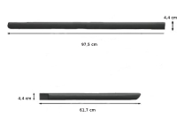 Накладки бокові, ліві (комплект) Ford Fiesta (Форд Фієста) 5D 2008-2017
