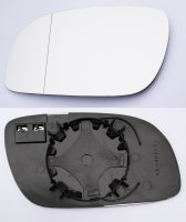 Вкладиш (скло, дзеркальний елемент) дзеркала лівого VW Touran (Фольксваген Туран) 2003-2010