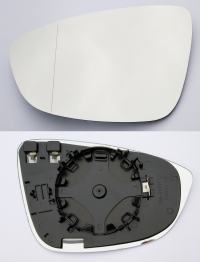 Вкладиш дзеркала (дзеркальний елемент) лівого VW Passat B7 / B8 / Beetle / Jetta 4 / Scirocco