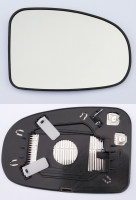 Скло дзеркала (вкладиш, дзеркальний елемент) правий Toyota Avensis T27 (Тойота Авенсіс Т27) 2008-2015