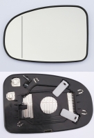 Скло дзеркала (вкладиш, дзеркальний елемент) лівий Toyota Avensis T27 (Тойота Авенсіс Т27) 2008-2015