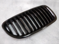 Решітка радіатора ліва (чорна блискуча) BMW 5 F10 (БМВ 5 Ф10) М-пакет 2010-2017