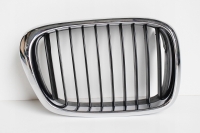 Решітка ліва (ноздрі) повний хром BMW 5 E39 (БМВ 5 е39) рестайлінг