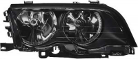 Фара права  BMW E46 1998-2001 чорна рамка