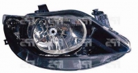 Фара права ел. H4 чорна
