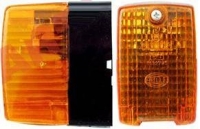 Покажчик повороту на крилі лівий = правий FURGON жовтий