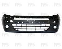 Бампер передній (без накладок, з отворами противотуманок)