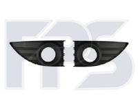 Решітка в бампер ліва з отвором противотуманки (чорний окуляр)