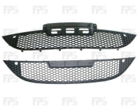 Решітка в бампер середня Seat Leon до 2009