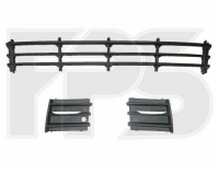 Решітка в бампер комплект (середня + права + ліва)