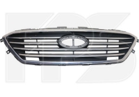 Решітка радіатора с хром молдингами Hyundai Sonata LF (Хюндай Соната ЛФ) 2014-2017