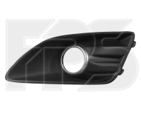 Решітка в бампері, ліва, з отворами, с хром окуляром Ford C-Max Hybrid (Форд Ц-Макс гибрид) USA 2013-2017