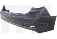 Бампер задній без отвору парктроніка Hyundai Sonata LF (Хюндай Соната ЛФ) 2014-2017