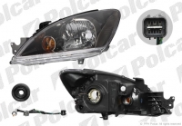 Фара ліва Н4 ел. (чорна) Mitsubishi Lancer IX 2004-2008