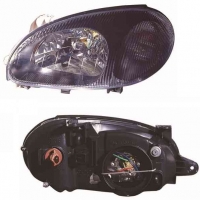 Фара ліва мех. (хром. розсіювач) Daewoo Lanos