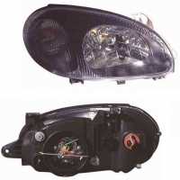 Фара права мех. (хром. розсіювач) Daewoo Lanos