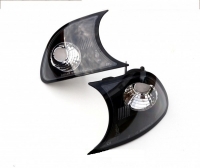 Покажчики поворотів чорні прозорі (комплект) БМВ Е46 Купе / BMW E46 Coupe / Cabrio до 2001