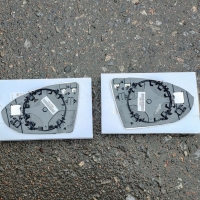 Скло дзеркала (вкладиш, дзеркальний елемент) лівий VW Golf 7 (Фольксваген Гольф 7) 