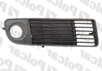 Решітка в бампер права з отвором під туманку Ауді А6 С5 (Audi A6 C5) 1997-2000