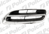 Решітка ліва хром чорна Nissan Mikra K11 1998-2002