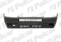 Бампер передній Фіат Уно (Fiat Uno 1983-1989) чорний з отвором по противотум.