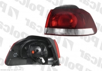 Ліхтар задній правий зовнішній тип Hella темно-червоний (HB) VW Golf 2009-2012