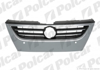 Решітка грунтована, з отворами для датчиків парковки VW Passat CC (Фольксваген Пассат СС) 2008-2012