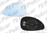 Вкладиш дзеркала (синє скло, дзеркальний елемент) лівий Citroen C4 (Сітроен C4) 2004 - 2011