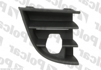 Решітка в бампер права з отвором Skoda Octavia A5 (Шкода Октавія А5) 2009-2013