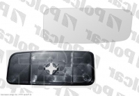 Скло дзеркала (вкладиш, дзеркальний елемент) нижній правий Mercedes Sprinter / VW Crafter 2005- (кругле кріплення) Скло дзеркала (вкладиш, дзеркальний елемент) нижній правий Mercedes Sprinter / VW Crafter 2005- (кругле кріплення)