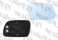 Вкладиш (скло, дзеркальний елемент) дзеркала правий Peugeot 307 (Пежо 307) 2003-2007 (голубой)