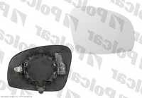 Вкладиш (дзеркальний елемент) правого дзеркала (обігрів) Skoda Roomster / Praktik / Fabia 2006-2015