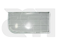 Скло фари противотуманной правої (гладке скло) BMW E32