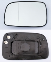 Скло дзеркала (вкладиш, дзеркальний елемент) лівий Toyota Avensis T25 (Тойота Авенсіс Т25) 2003-2006