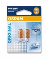 Лампи повторювача поворота 2 шт WY5W 12V (жовта) Osram Лампи повторювача поворота 2 шт WY5W 12V (жовта) Osram